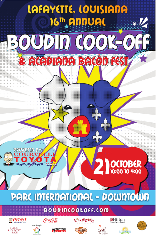 2023 Boudin Cookoff Poster