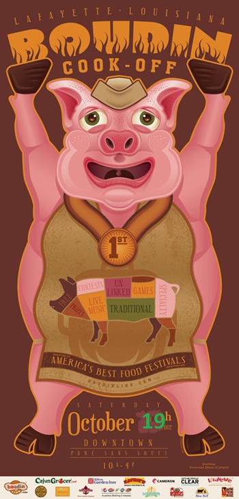 Boudin Cookoff Poster 2012